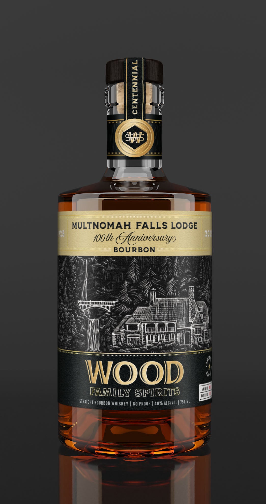 Multnomah Falls Lodge 100th Anniversary Bourbon